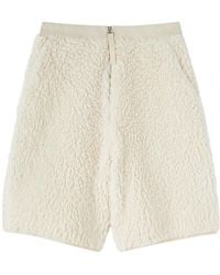 Jil Sander - Textured Cotton Shorts - Lyst