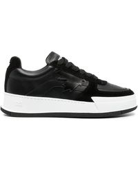 DSquared² - Two-tone Lace-up Leather Sneakers - Lyst