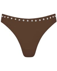 Let's Swim - Studded Bikini Bottoms - Lyst