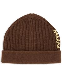 Marni - Virgin Wool Beanie Hat - Lyst
