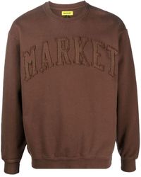 Market - Vintage Logo-patch Crew-neck Sweatshirt - Lyst