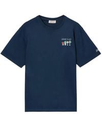 MC2 Saint Barth - Portofino T-Shirt With Grand Slam Embroidery - Lyst