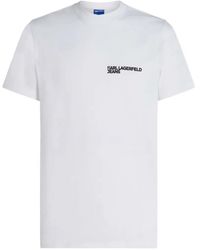 KARL LAGERFELD - Slim Short-Sleeve T-Shirt - Lyst