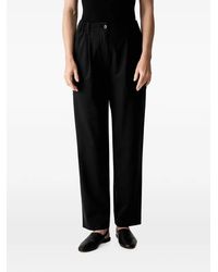 KENZO - Pleated Straight-Leg Trousers - Lyst