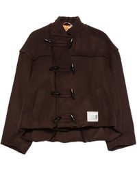 Maison Mihara Yasuhiro - Roll-Up Hem Duffle Coat - Lyst