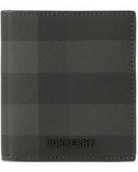 Burberry - Porte-Cartes Pliant À Carreaux - Lyst