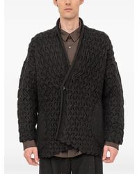 DEVOA - Textured Cardigan - Lyst