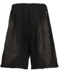 Needles - Short De Sport H.D. À Effet Usé - Lyst