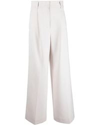Dorothee Schumacher - High-Waisted Flared Leg Trousers - Lyst
