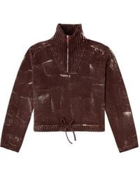 DIESEL - M-Marcellette Trui Met Halve Rits - Lyst