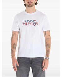 Tommy Hilfiger - Logo-Print T-Shirt - Lyst