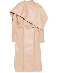 DUCIE - Nina Leather Coat - Lyst