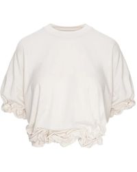 SEEN USERS - Twombly Bloom Ruffled T-Shirt - Lyst
