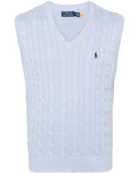 Polo Ralph Lauren - Cable-knit Vest - Lyst