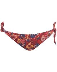 Isabel Marant - Floral-Motif Side-Tie Bikini Bottoms - Lyst