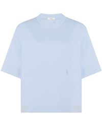 Rosetta Getty - X Violet Getty Logo-embroidered Cotton T-shirt - Lyst