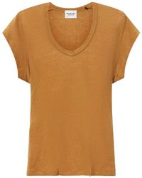 Isabel Marant - Zankou Linen T-Shirt - Lyst