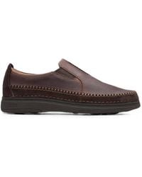Clarks - Nature 5 Walk Leather Sneakers - Lyst