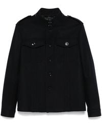 Tom Ford - Wool Overshirt with Stand Collar - Lyst