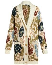 Etro - Oversized Knit Cardigan With Pockets - Lyst