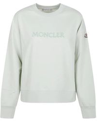 Moncler - Pull À Logo Brodé - Lyst