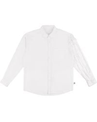 Area - Chemise Oxford À Sequins - Lyst