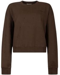 MC2 Saint Barth - Stud-Embellished Sweatshirt - Lyst