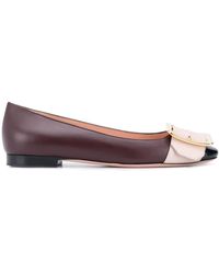 bally flat shoes