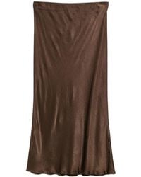 Dixie - Satin-Finish Skirt - Lyst