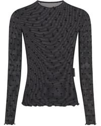 Marine Serre - Plumetis Moon Mesh Top - Lyst
