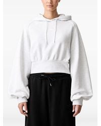 PUMA - Embroidered-Logo Long-Sleeve Hoodie - Lyst