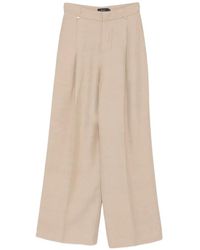 Fay - Pantalon Ample À Pinces - Lyst