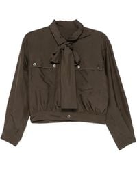 JNBY - Tie-Neck Jacket - Lyst