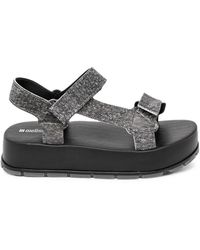 Melissa - Sandales Plateforme Flowing À Attache Autoagrippante - Lyst