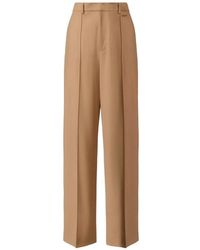 Fabiana Filippi - Pressed-Crease Wide-Leg Trousers - Lyst