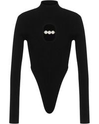 Moschino - ハイネック ボディスーツ - Lyst