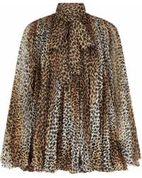 Dolce & Gabbana - Geplooide Mini-jurk - Lyst
