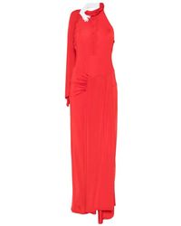 Vivetta - Halter-Neck Asymmetrical Maxi Dress - Lyst