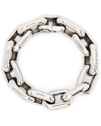 Alexander McQueen - -tone Polished Chain-link Bracelet - Lyst