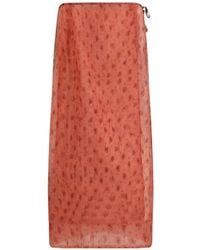 Ganni - Colour-Block Patchwork Skirt - Lyst