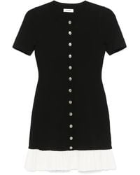 Sandro - Geplooide Mini-Jurk - Lyst