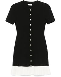 Sandro - Abito Corto Plissettato - Lyst
