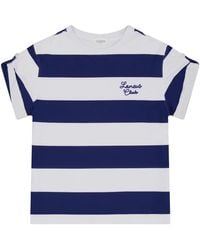 Laneus - Stripped T-Shirt - Lyst