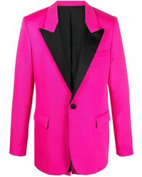 Ami Paris - Contrast-lapels Suit Jacket - Lyst
