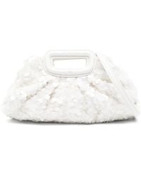 Maje - Mini Milpli Sequin-Embellished Clutch Bag - Lyst