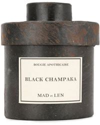 Mad Et Len Bougie Black Champaka - Noir