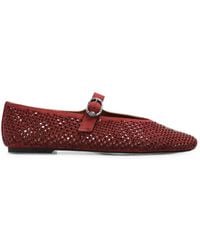 Kurt Geiger - Mayfair Crystal-Embellished Ballet Flats - Lyst