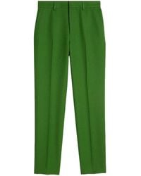 Ami Paris - Virgin Wool Tapered Trousers - Lyst