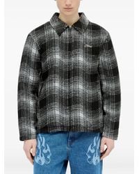 Dime - Check-Pattern Overshirt - Lyst