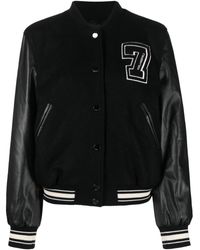 Karl Lagerfeld - Logo-patch Varsity Jacket - Lyst